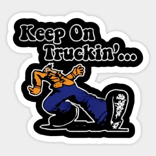 Keep On truckin Sticker